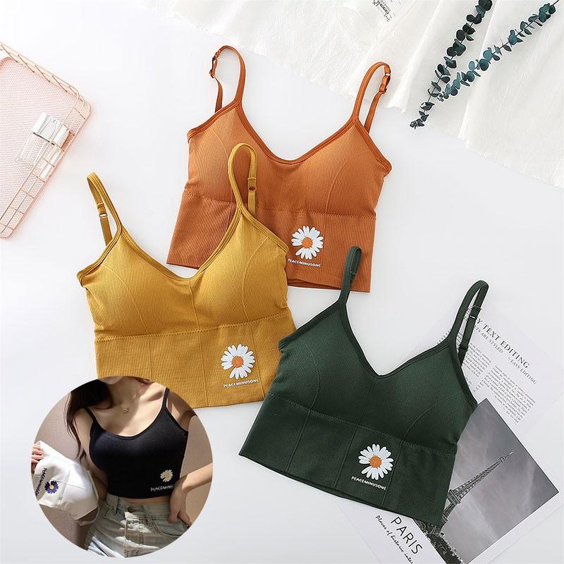 Áo ngực nữ đẹp ️️Áo bra gym yoga bra thể thao dáng crotop - Áo bra gân đệm bàn tay nâng ngực