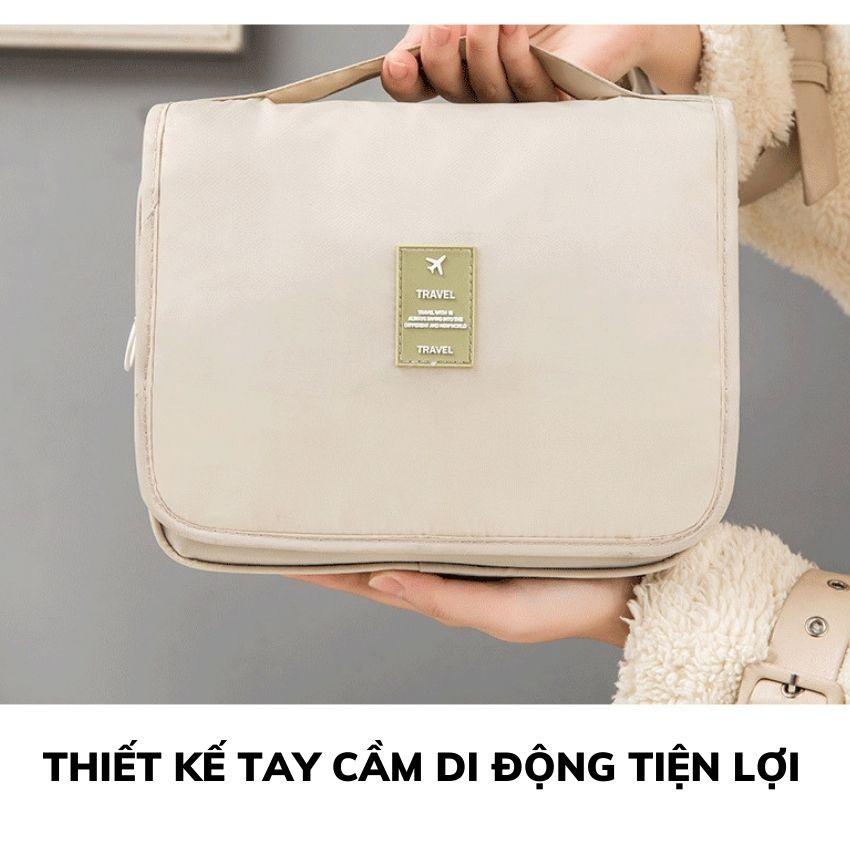 Túi Đựng Mỹ Phẩm Size Lớn Đựng Đồ Trang Điểm Du Lịch Có Ngăn Đa Năng Có Móc Treo SUNO STORE TMP05