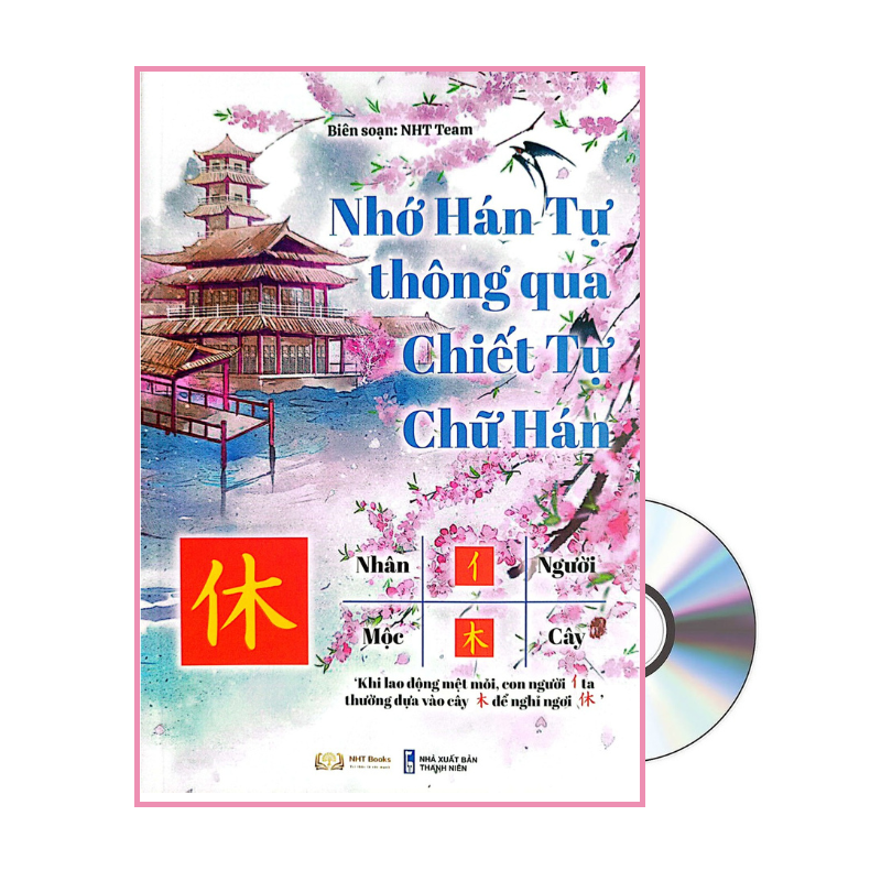 Sách- Sách- Nhớ Hán Tự Thông Qua Chiết Tự Chữ Hán + DVD Tài Liệu