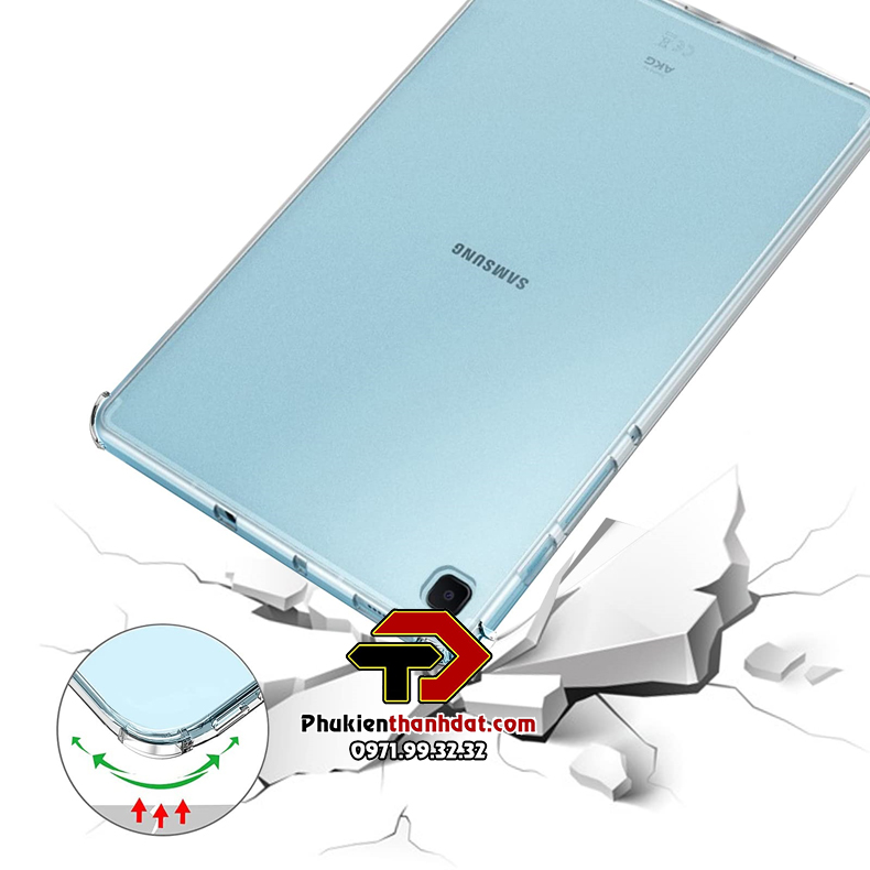 Ốp lưng dành cho SamSung Galaxy Tab S6 Lite 2022 P613/P619, Tab S6 Lite P610/P615 trong suốt chống sốc