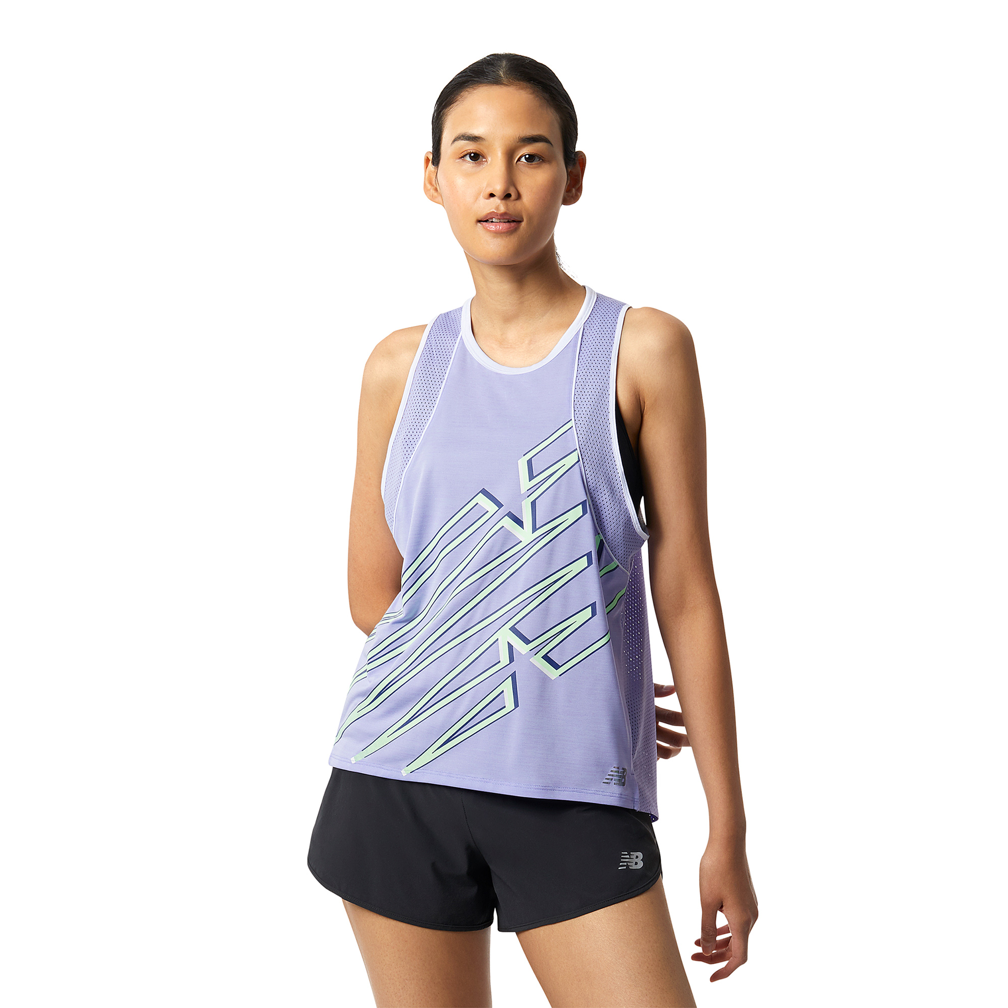 Áo ba lỗ thể thao nữ New Balance Printed Fast Flight Tank - WT21242VVR (form quốc tế)