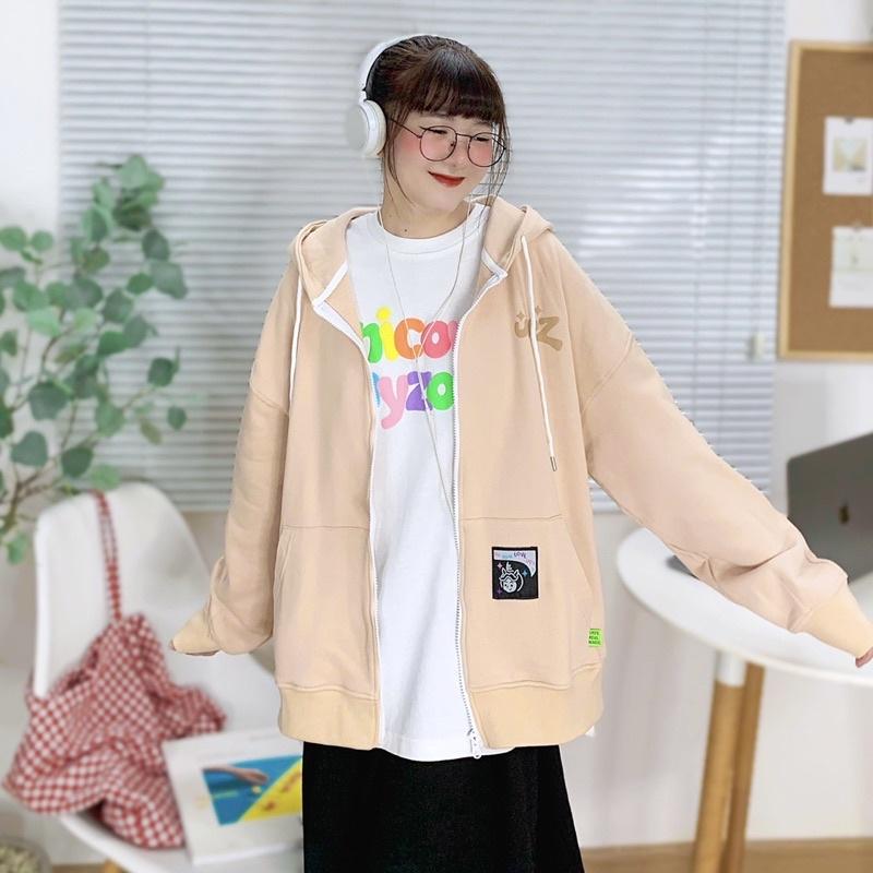 UPZ Áo Khoác Hoodie Dây Kéo Cơ Bản SS2