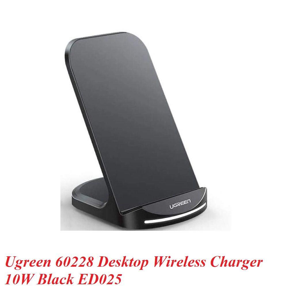 Ugreen UG60228ED025TK 10W Qi Dock Sạc nhanh không dây cho điện thoại màu đen - HÀNG CHÍNH HÃNG