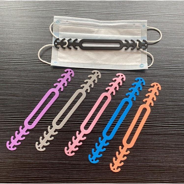 Combo 2 Dây Đeo Khẩu Trang Chống Đau Tai - Quai Gài Khẩu Trang - Silicone Mềm Không Hằn Da
