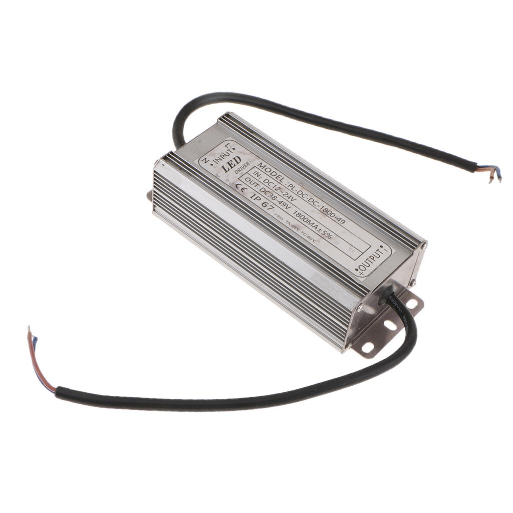 Waterproof Constant Current Led Driver Power Supply DC38-49V 1800mA Light