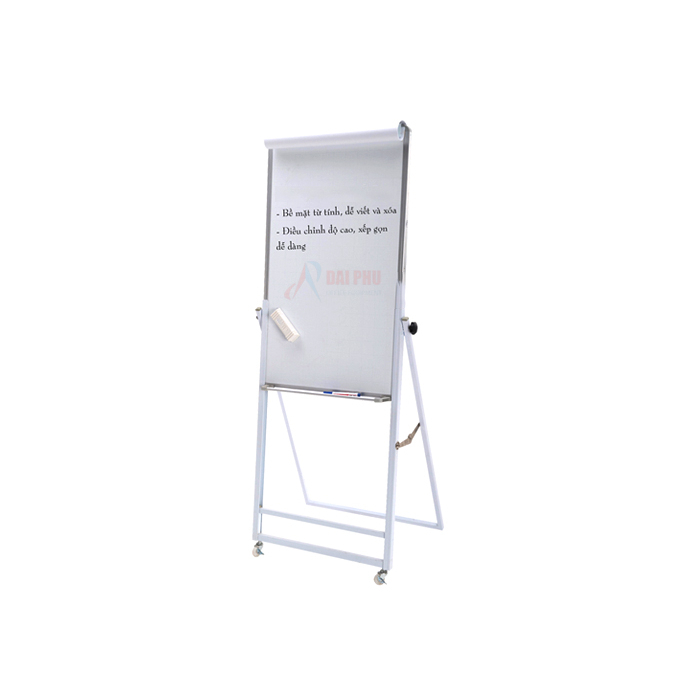 Bảng Flipchart Chân Gấp - Bảng hội thảo - Bảng thuyết trình - Tặng kèm Bút Lông + Đồ Bôi Bảng + Khay Nhôm Đựng Bút