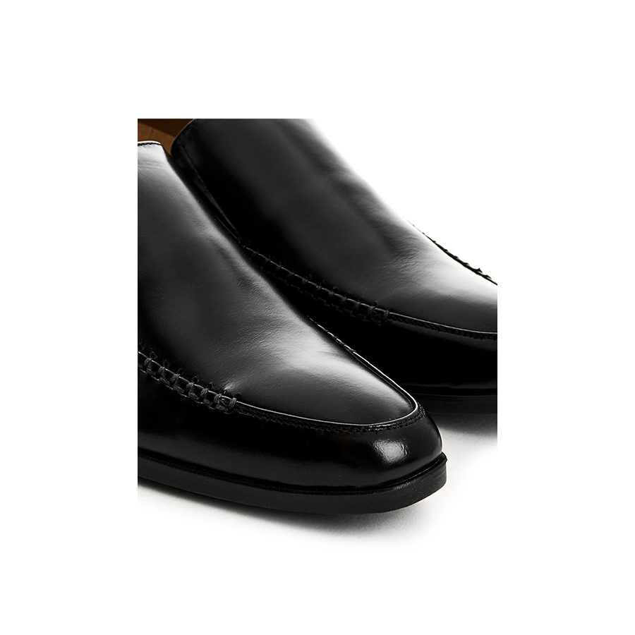 Giày tây nam Tomoyo đen bóng TMN03601
