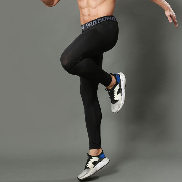 Quần giữ nhiệt COMBAT PRO Quần Legging Nam tập Gym bóng đá bóng rổ SQ518