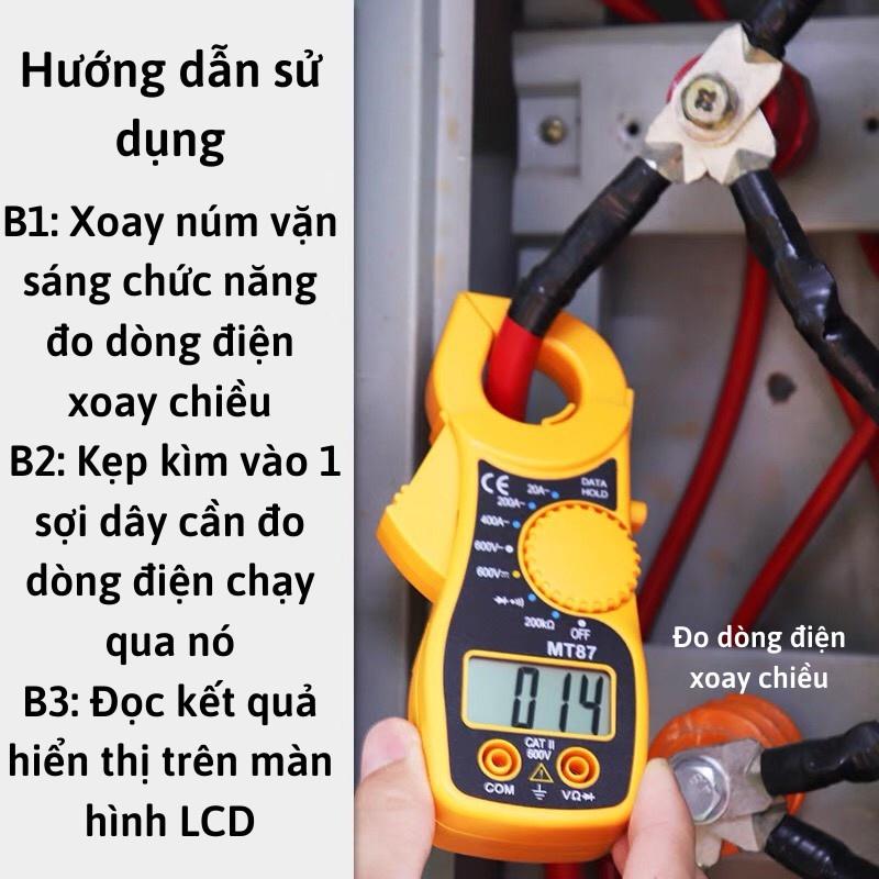 Đồng hồ ampe kìm kẹp dòng điện Đo Tụ,Tần Số, Nhiệt Độ Dòng Điện, Điện Áp, Điện Trở, Điện Dung,đồng hồ kẹp dòng