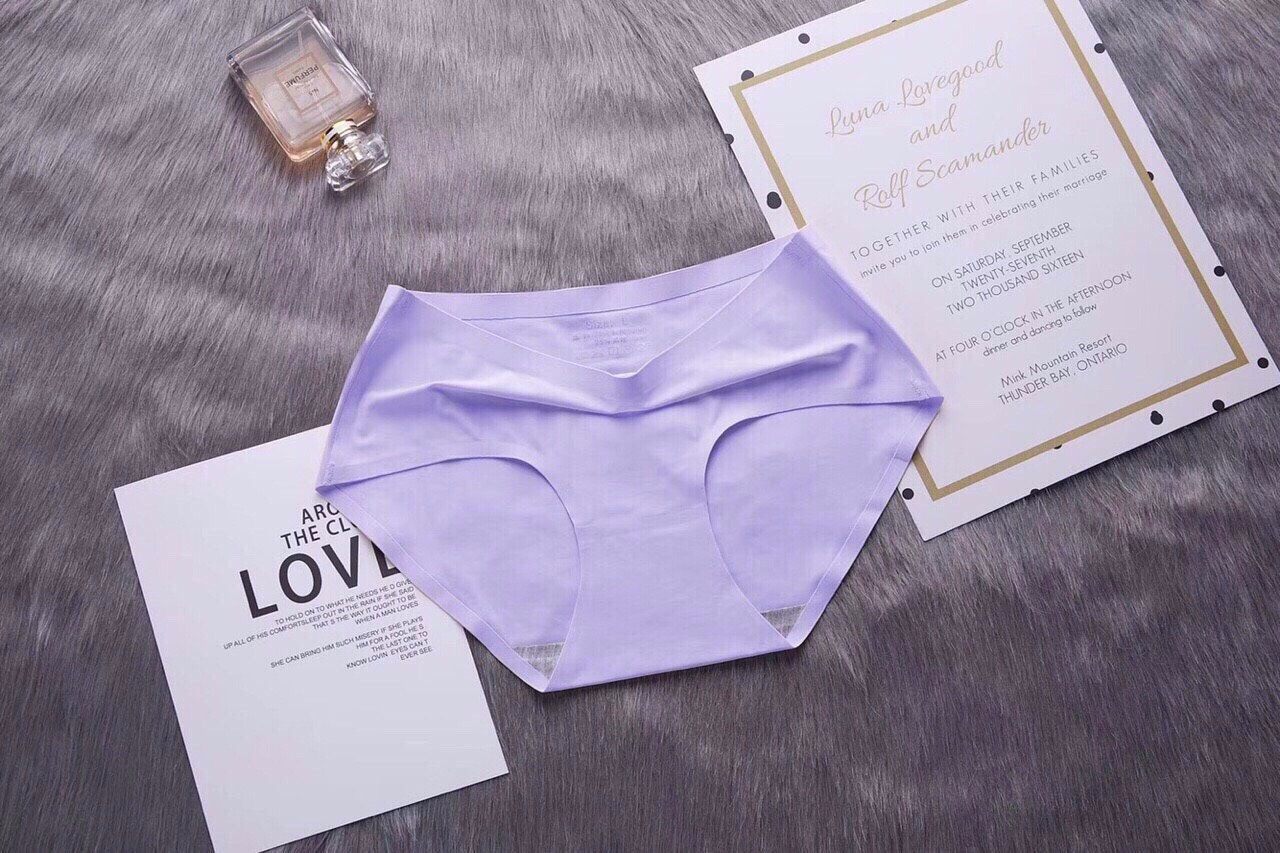 SET 5 Quần Lót Nữ Su Đúc Không Đường May Thông Hơi Vải Mát Tôn Mông - SD01