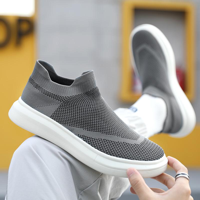 Mới UNISEX Cặp đôi Ultralight Boelitable Soft Casual Sock Giày giày nam Color: Black White Shoe Size: 39