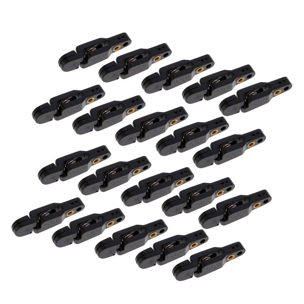 20Pcs Release Clip for Kite Fishing Planer Board Downrigger Trolling Clips