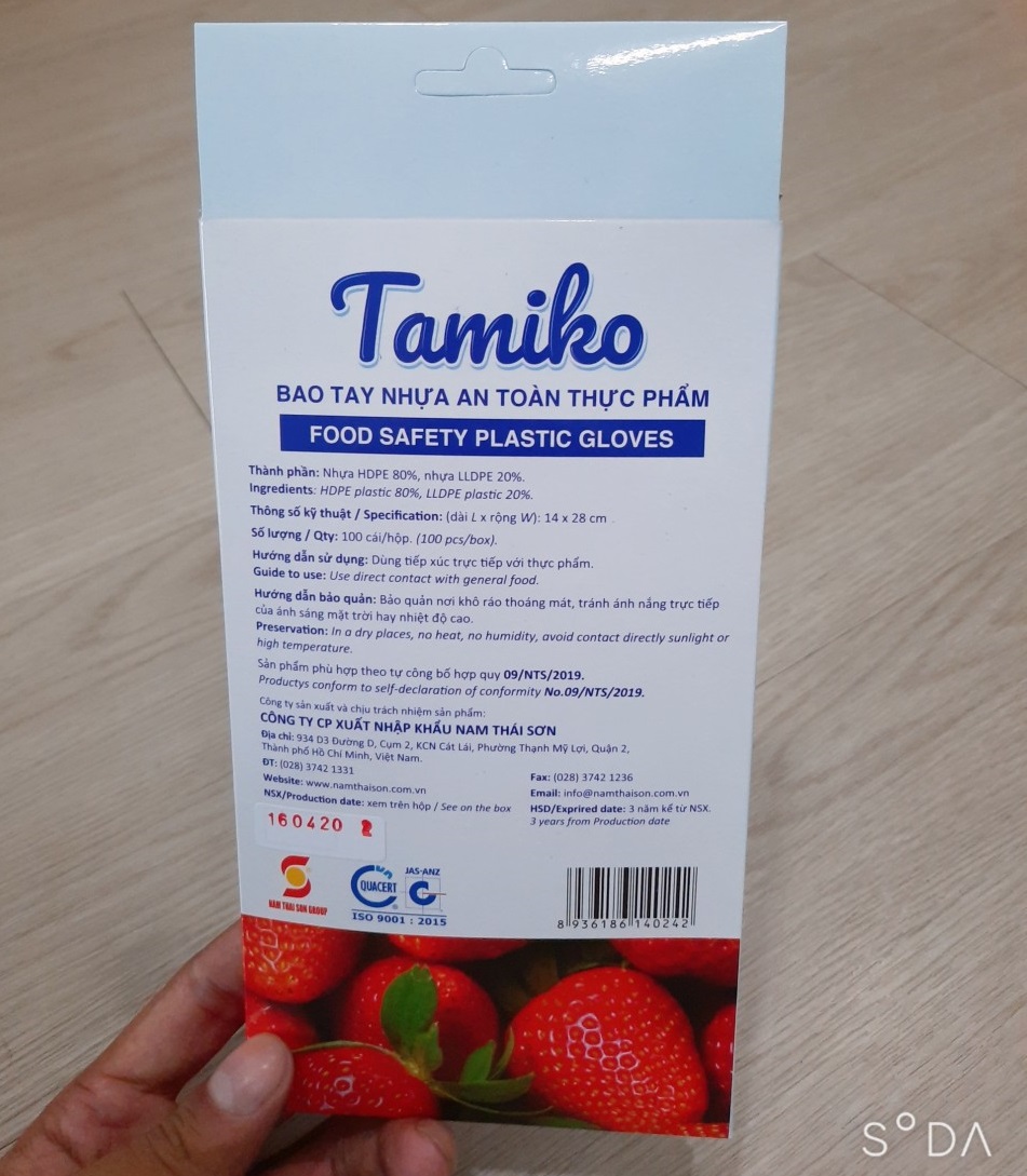 Găng Tay Nilong Tự Hủy Cho Nữ Size M Hộp