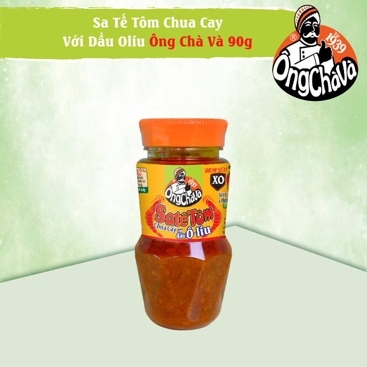 Sa Tế Tôm Chua Cay Với Dầu Ô-Liu Ông Chà Và 90g