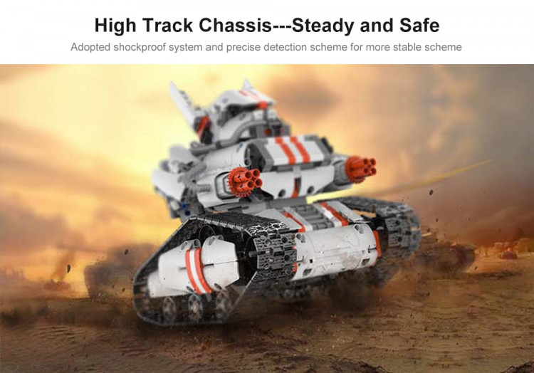 MITU Mi Bunny Robot Building Block Set Battery-powered Intelligence Toy- White