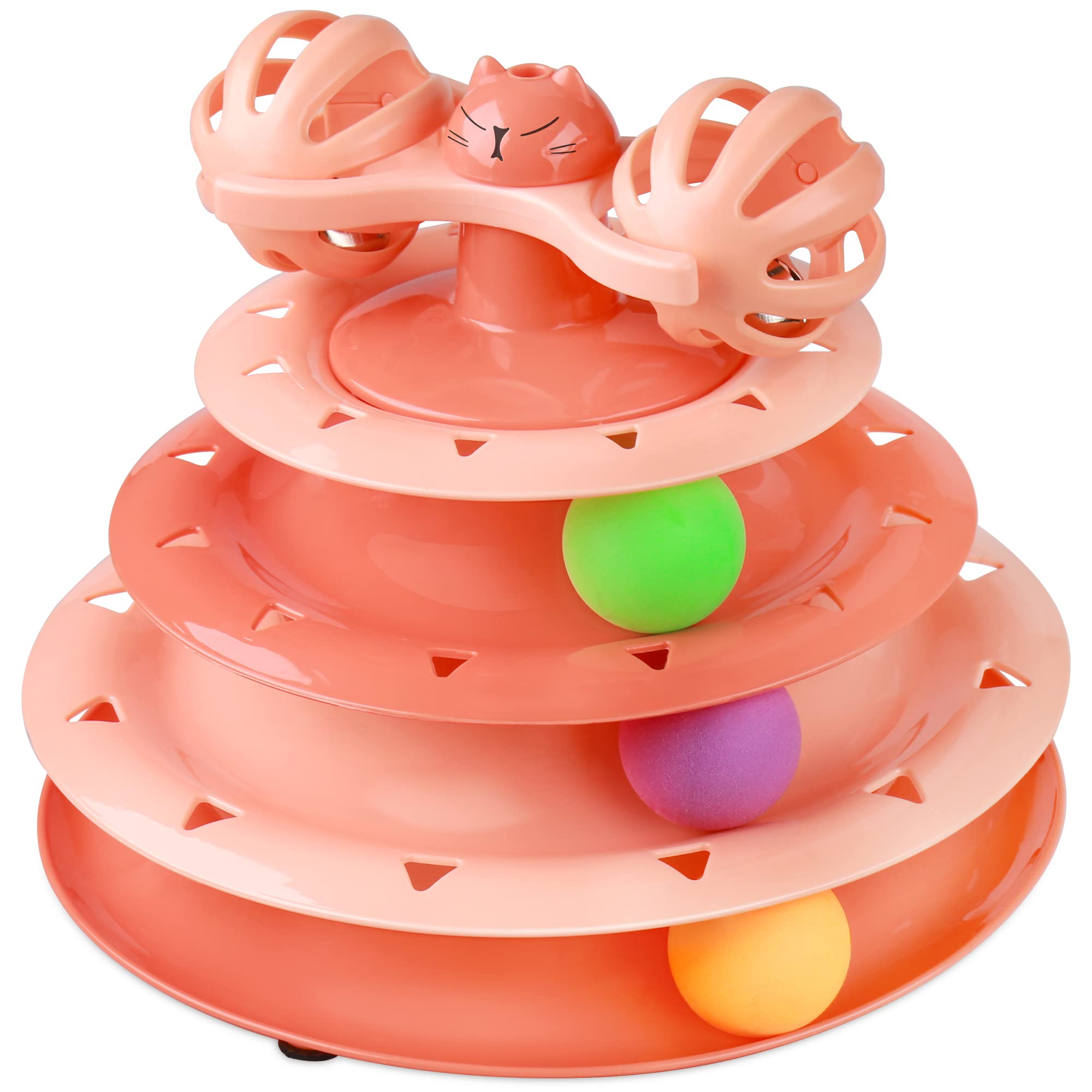 Đồ Chơi Tháp Bóng 3 Tầng Cho Mèo - YonaPetshop