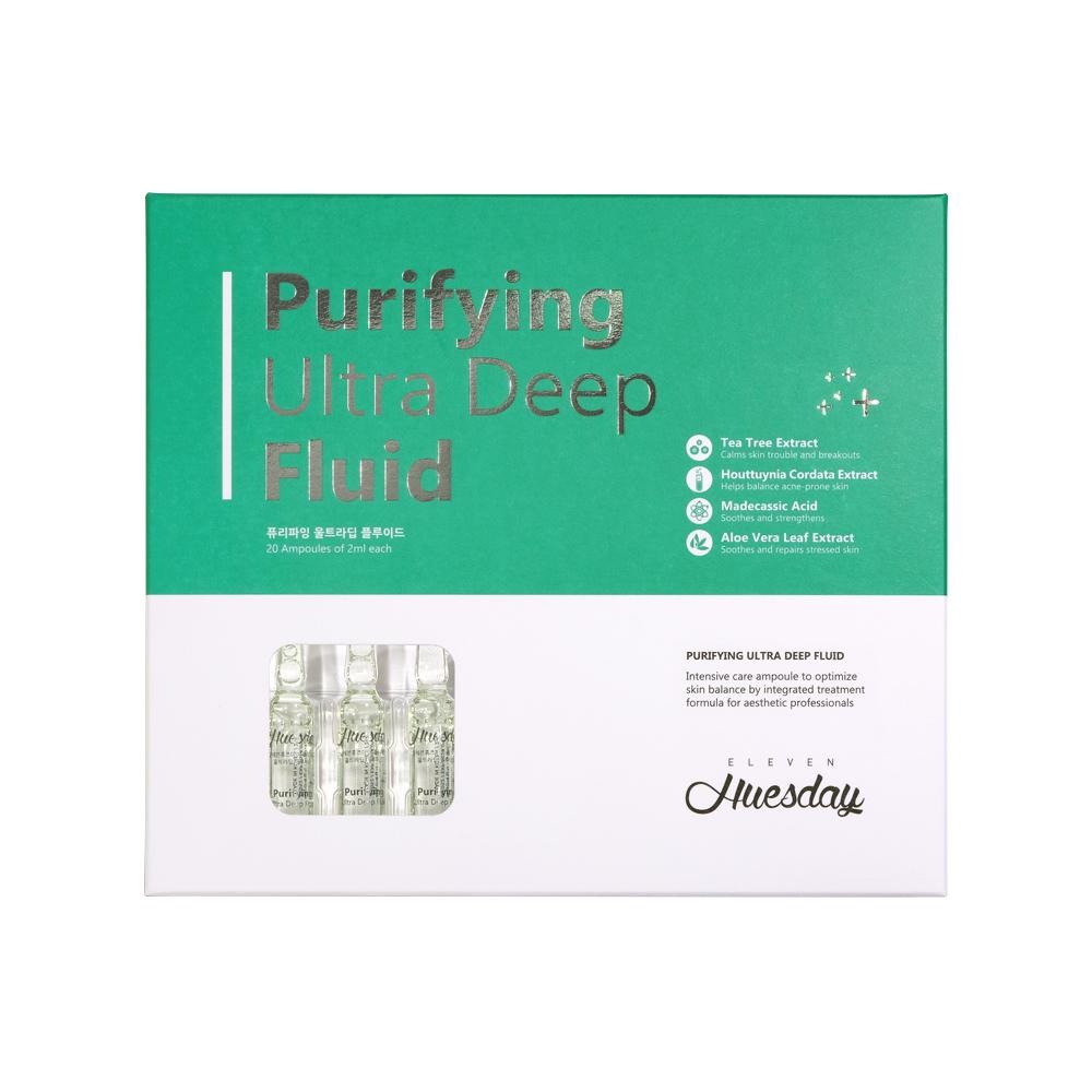 Tinh Chất Giảm Mụn, Làm Dịu Da Eleven Huesday Purifying Ultra Deep Fluid