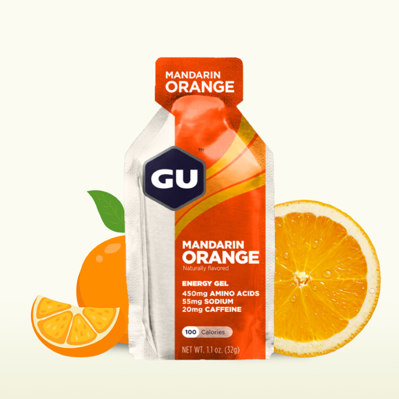 Gu Gel Energy Vị Mandarin Orange - Gel Năng Lượng Hỗ Trợ Đạp Xe Chạy Bộ