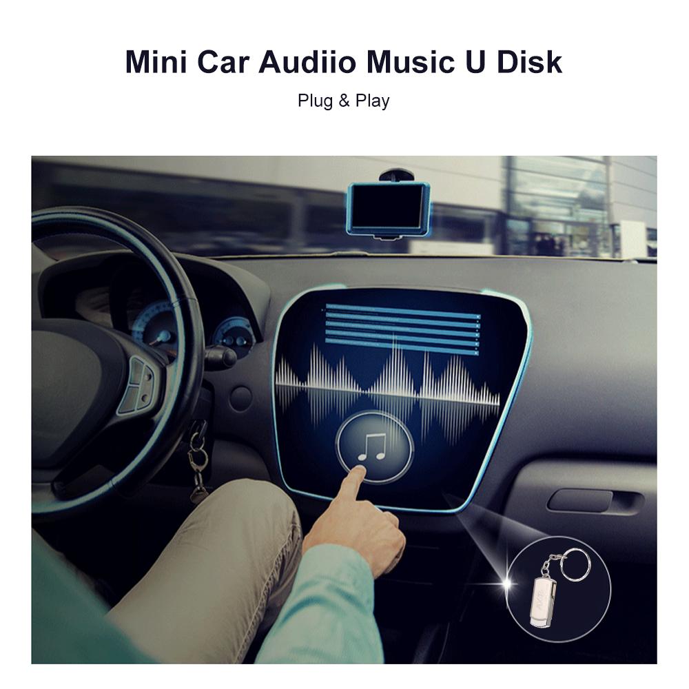 Ổ đĩa flash USB USB2.0 Mini Portable U Disk 64GB Mặt dây chuyền Ô tô Pen Drive Silver cho PC Laptop - 64G