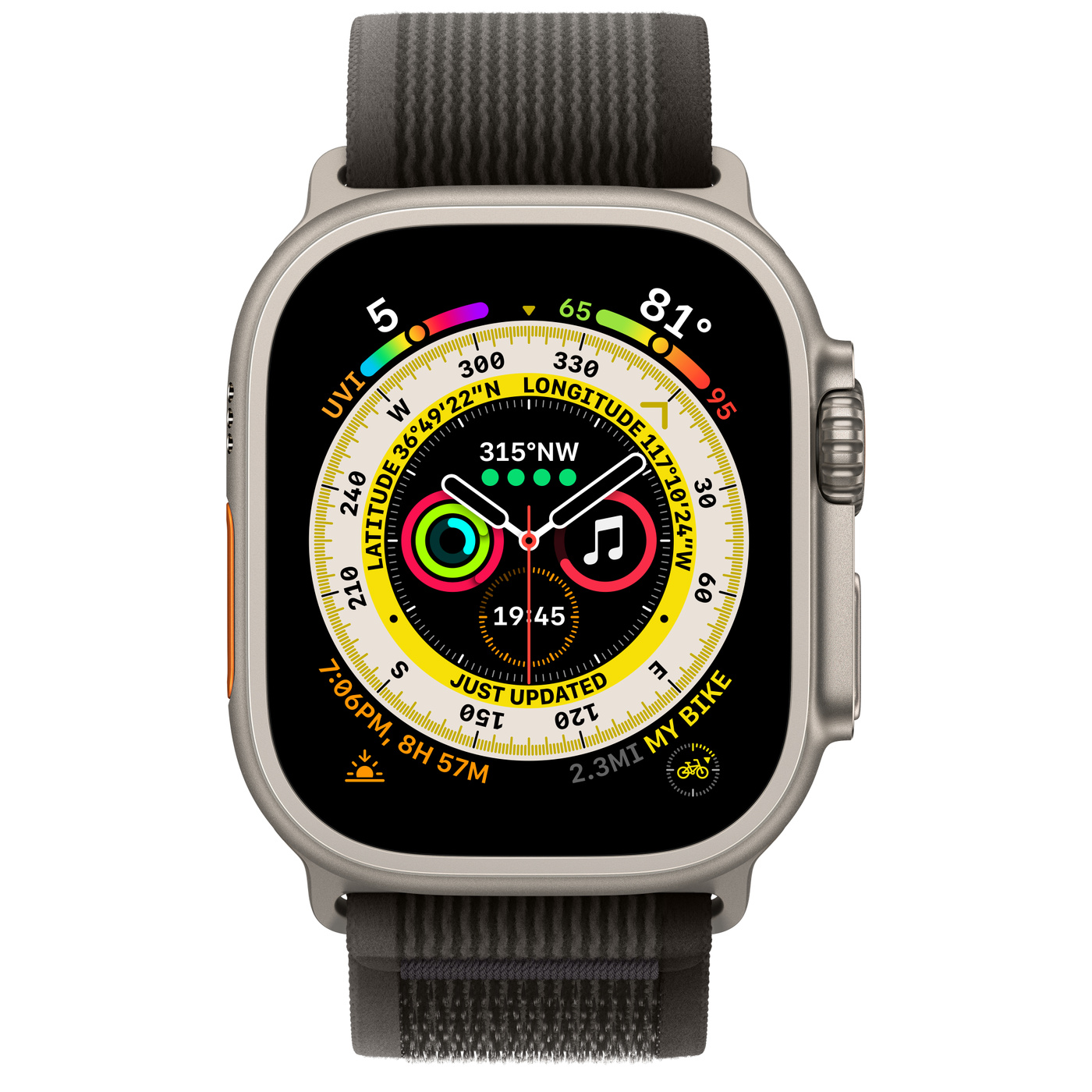 Dây Đeo Thay Thế Trail Sport Cho Đồng Hồ Thông Minh Apple Watch Ultra 49mm Series 8 7 6 5 4 3 Size 38/40/41/42/44/45 mm- Hàng Chính Hãng