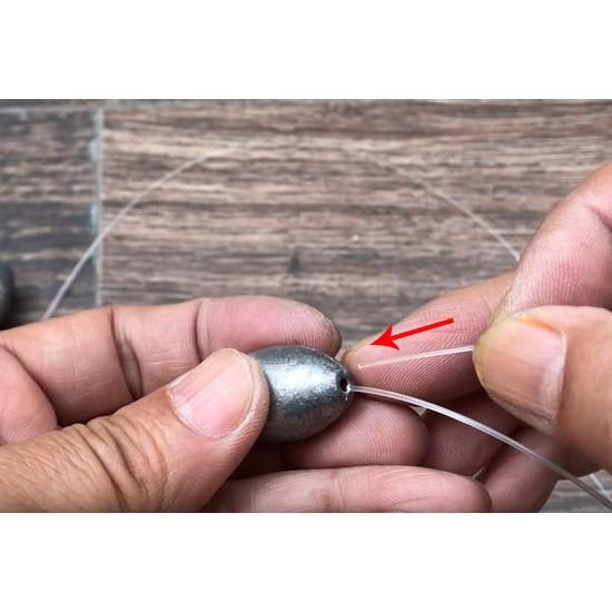 Chì câu cá tròn xuyên tâm 120g đủ size