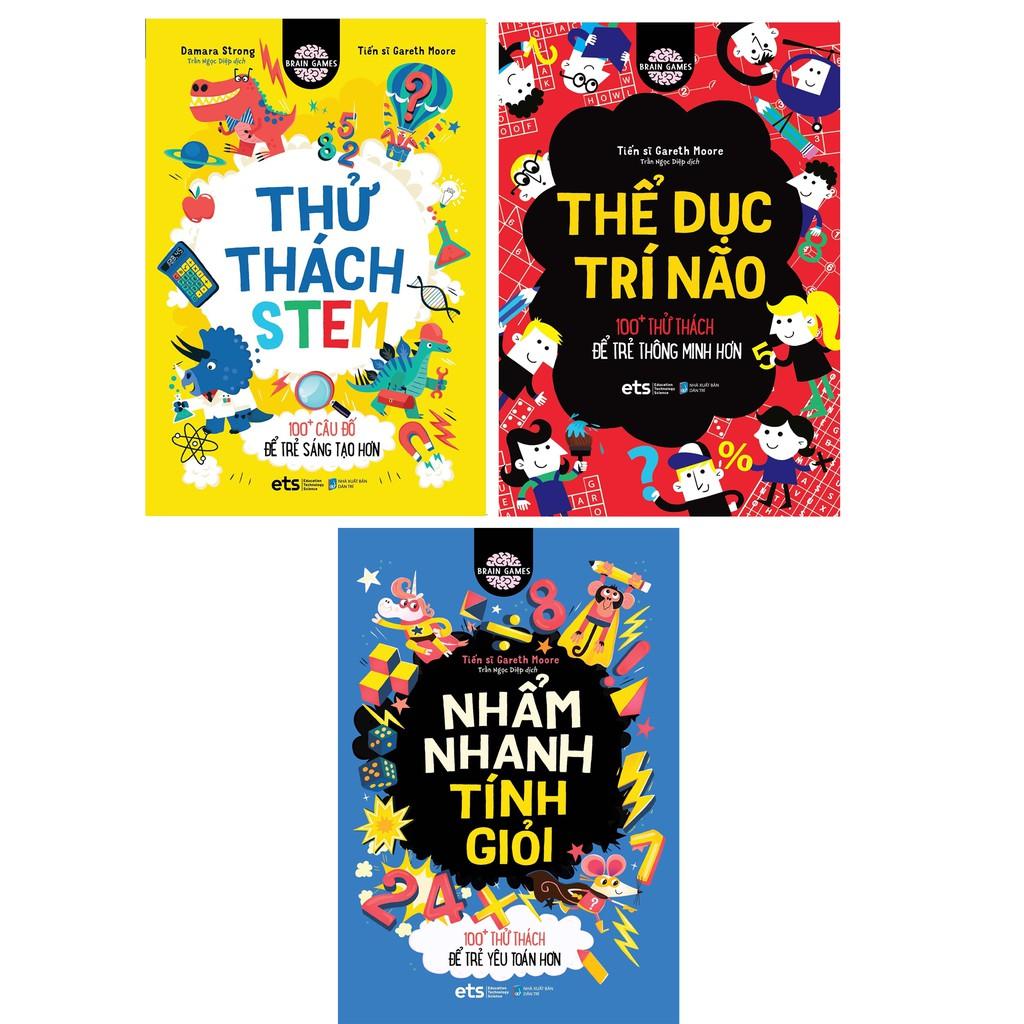 Brain Games: Thể Dục Trí Não + Nhẩm Nhanh Tính Giỏi + Thử Thách STEM - Bản Quyền
