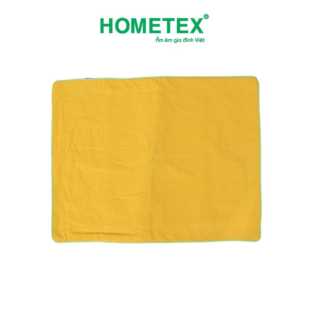 Áo gối đầu cho bé size 30x40cm viền bèo cotton xốp màu Hometex