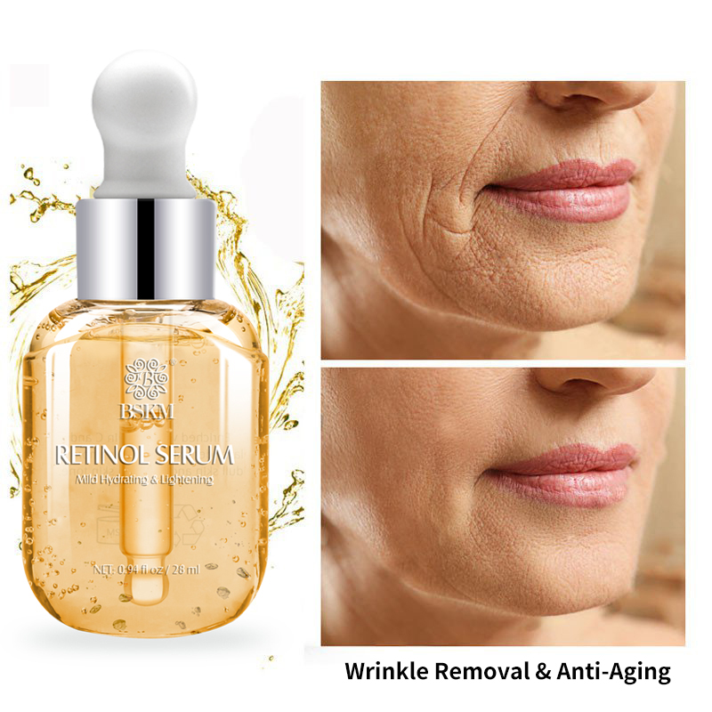 BSKM Retinol Serum Làm Sáng Nếp Nhăn Tinh Chất Dịu Nhẹ Làm Săn Chắc Da Mỹ Phẩm Làm Trắng Da 28Ml