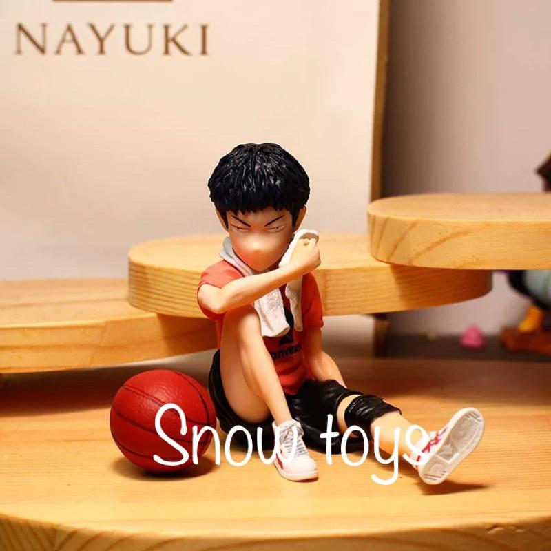 Mô hình Slam Dunk - Bóng rổ Slam Dunk - Trường Shohoku - Hanamichi Rukawa Akagi Mitsui Ryota - Cao khoảng 9cm