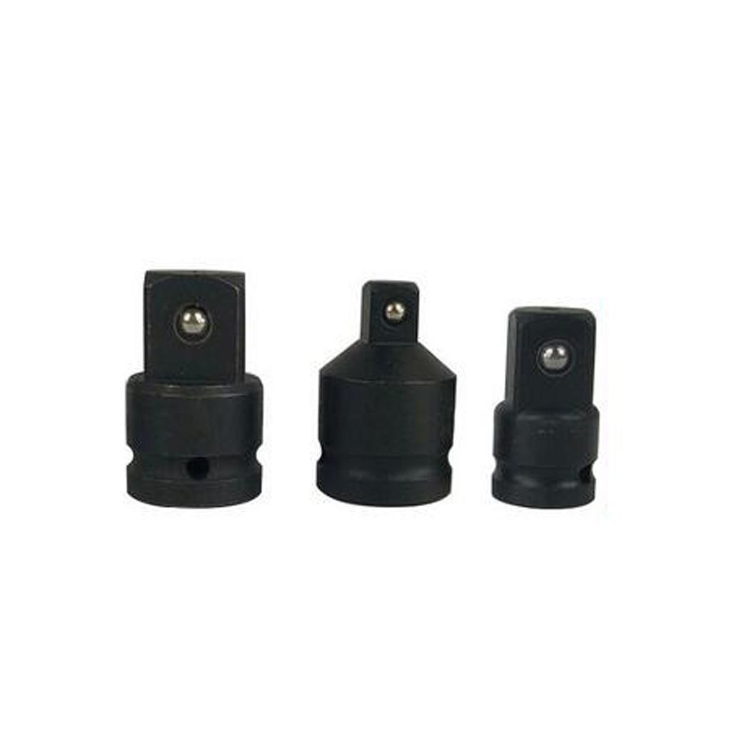 2Pcs 1/2-3/8" Ratchet Socket Adapter Reducer Converter Air Impact Wrench