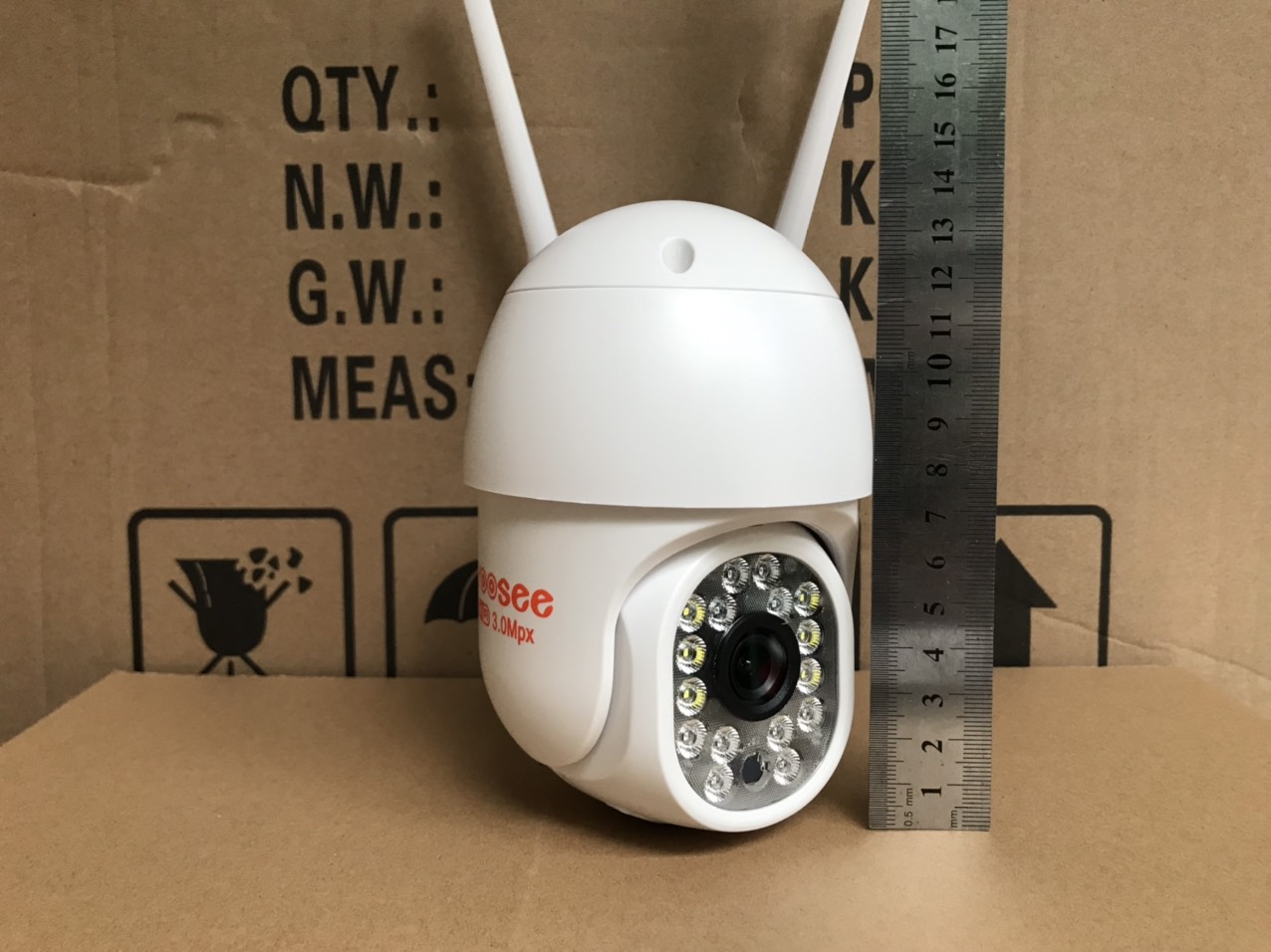 Camera IP Wifi Yoosee PTZ MiniI 16 Led HD1080, Chống Nước Xoay 360 Độ, Quay Đêm Có Màu, Đàm Thoại Hai Chiều, Cảm Biến Báo Động