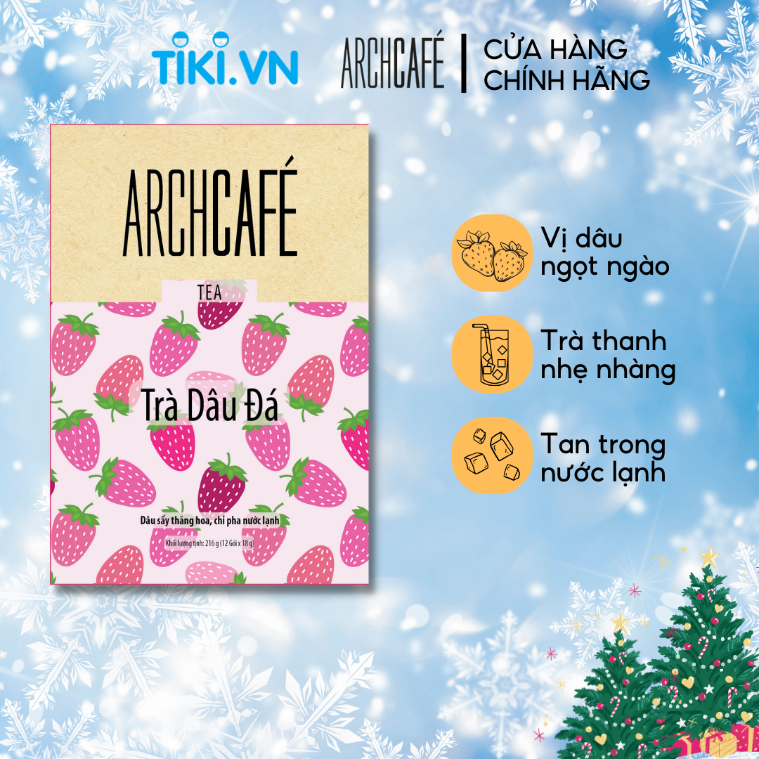 Trà Dâu Đá - Trà hoà tan Archcafé
