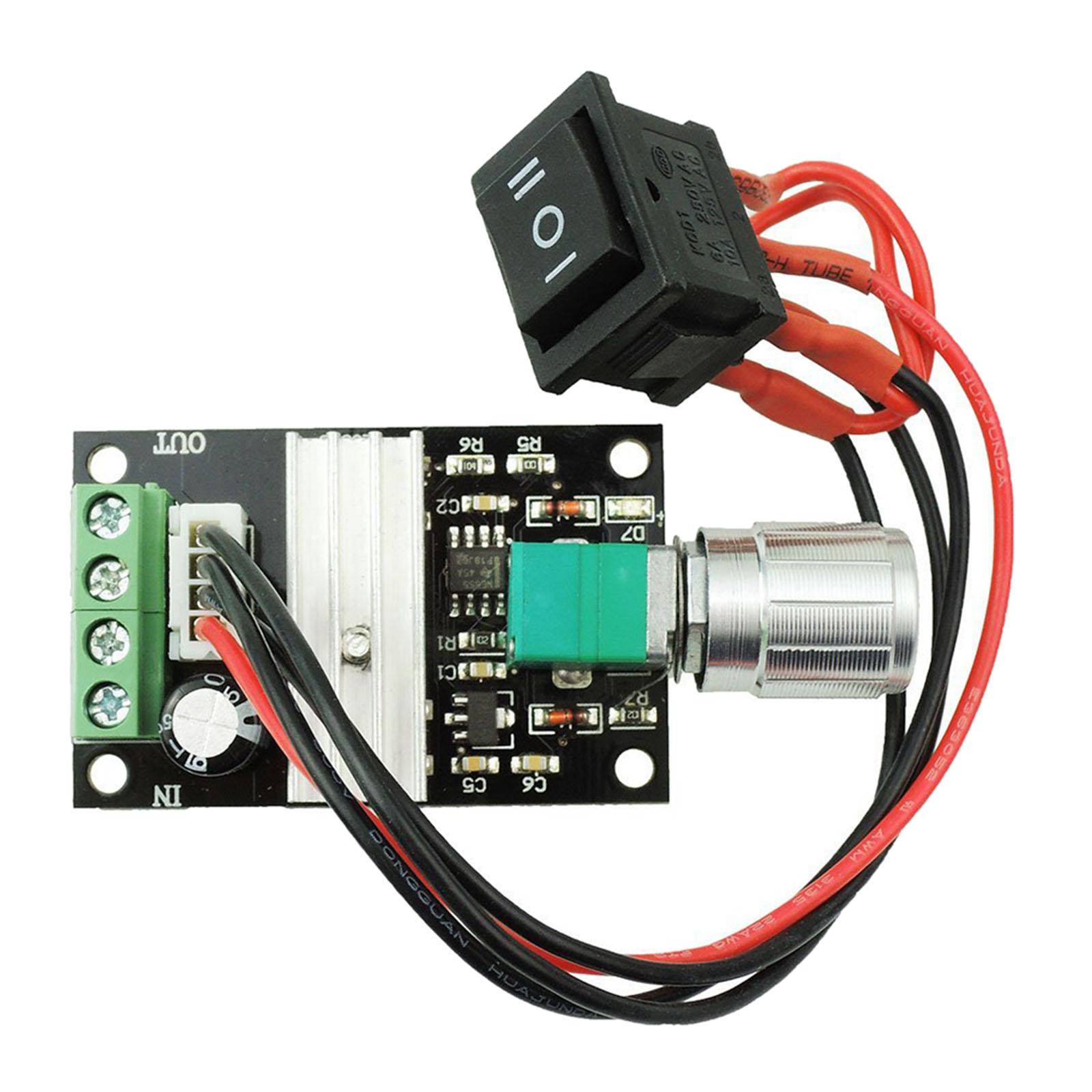 1203BB Upgraded PWM DC Motor Speed Controller 3A Forward Reverse Button