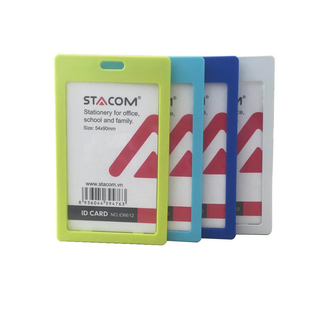 Thẻ Nhựa Đeo Bảng Tên Stacom ID6612 Thẻ Đứng