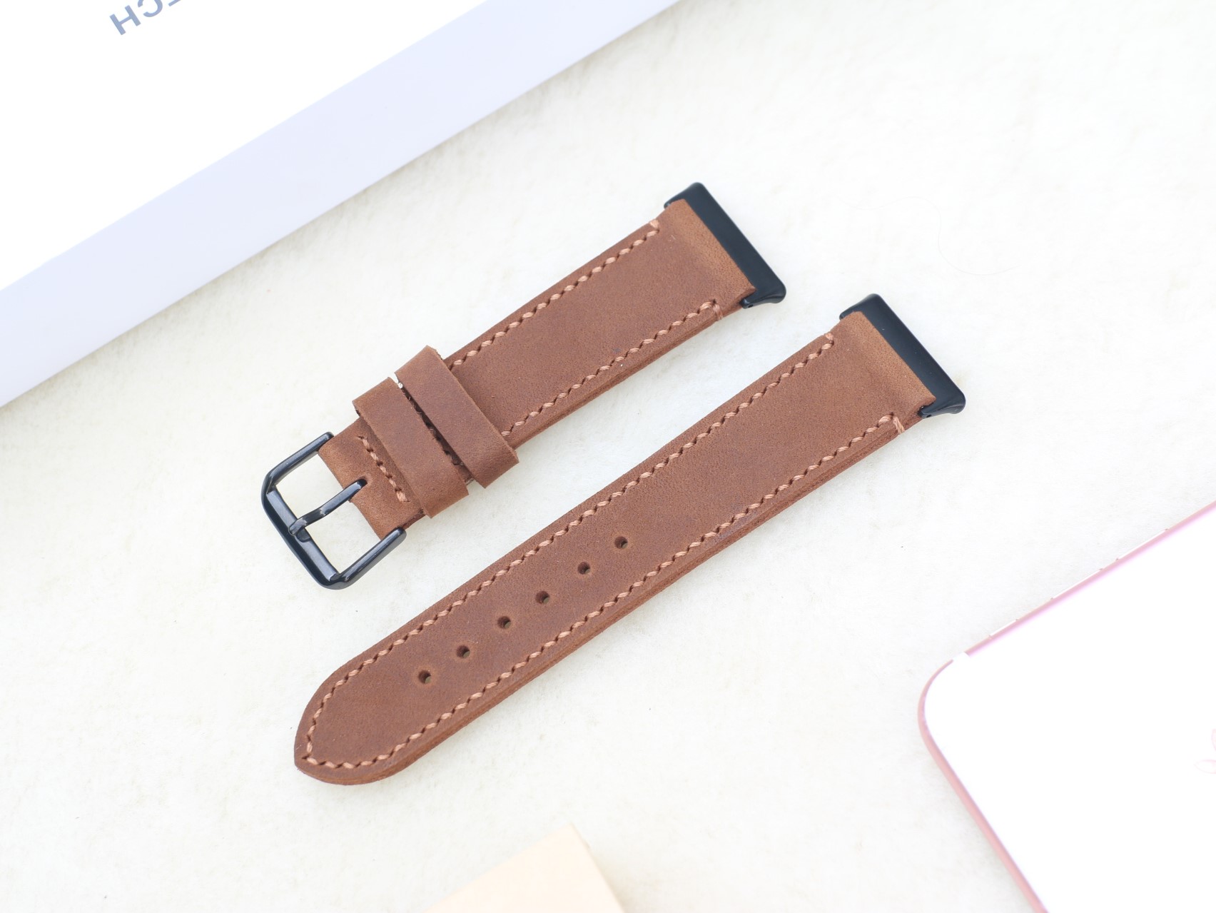 Dây Đeo Da Thay Thế Dành Cho Đồng Hồ Thông Minh Oppo Watch Handmade