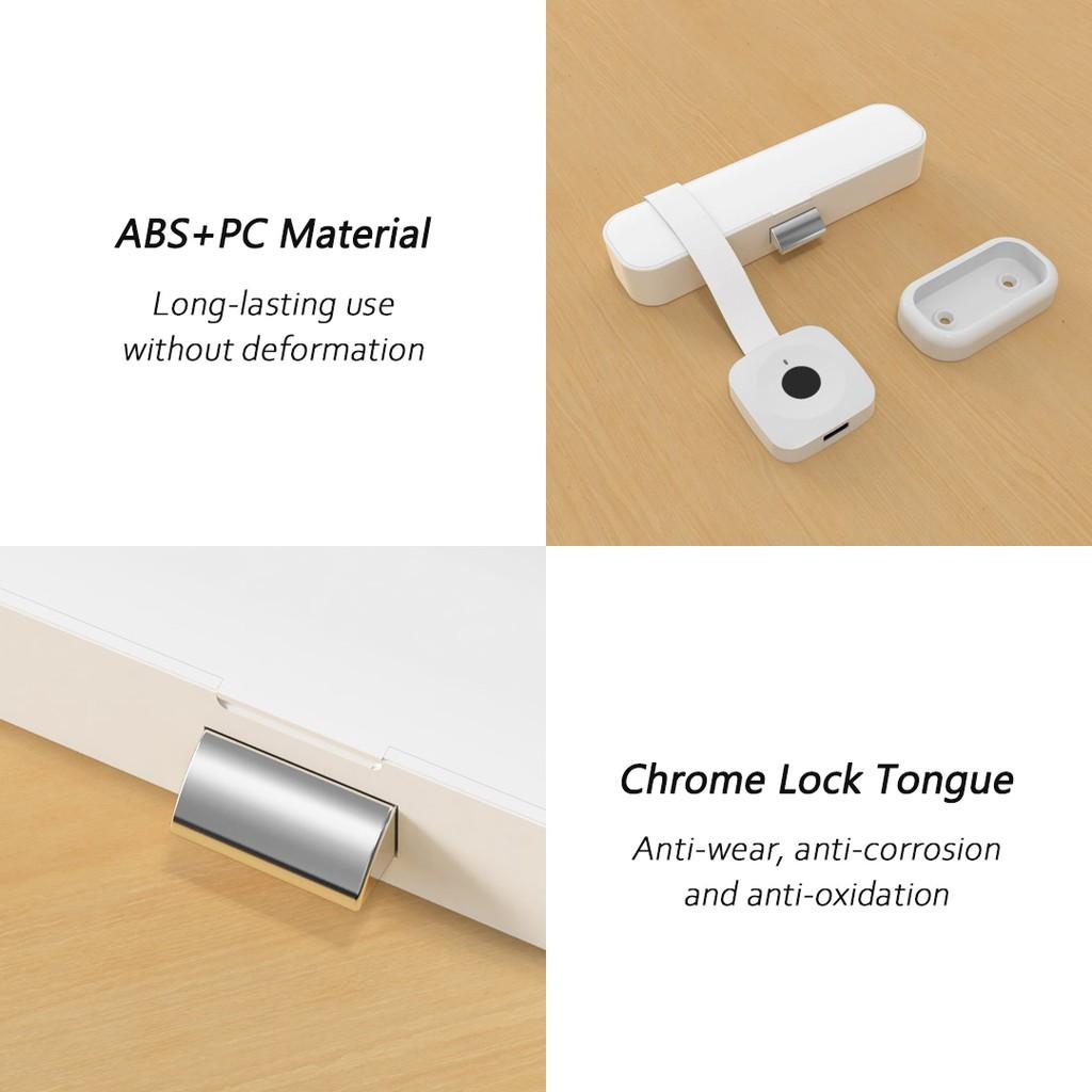 Xiaomi Youpin Yeelock Ổ Khóa Vân Tay Thông Minh Chống Trộm An Toàn Cho Bé