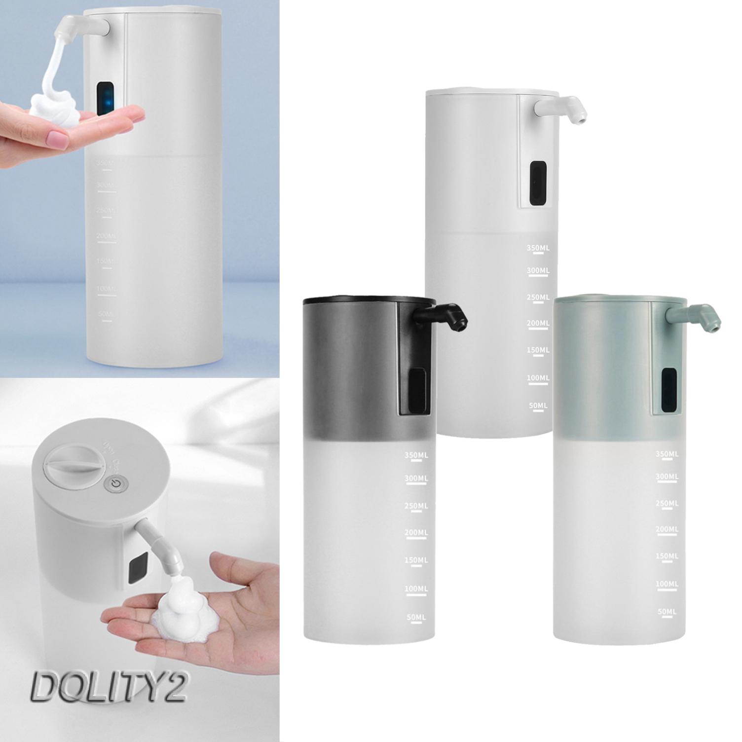 Set 2 Hộp Đựng Xà Phòng Cảm Biến Tự Động 350ml Cho Phòng Tắm