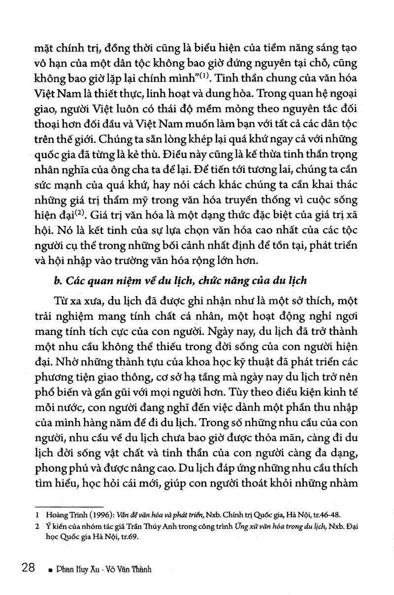 Bàn Về Văn hóa Du Lịch Việt Nam