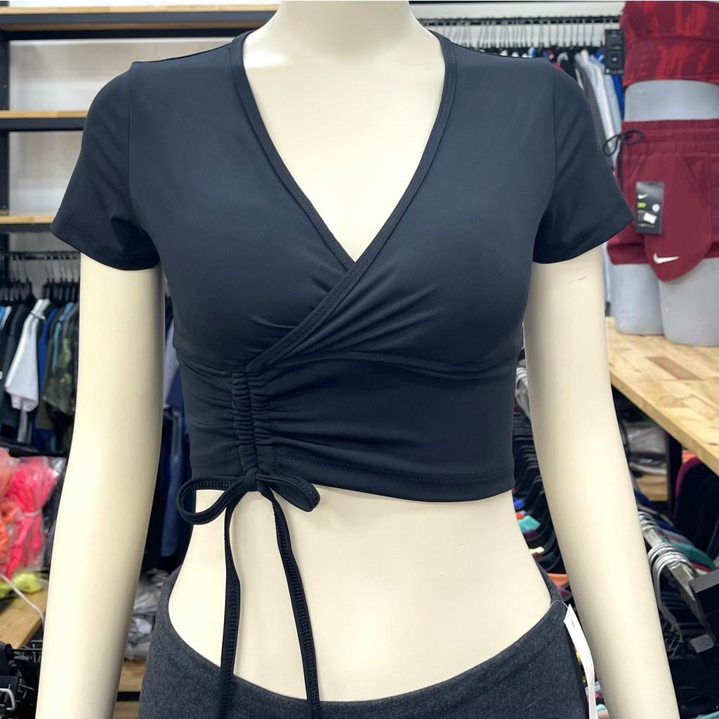 Áo Croptop Tập Gym, Yoga Dây Rút Buộc Nơ (Có Kèm Sẵn Mút) CH090