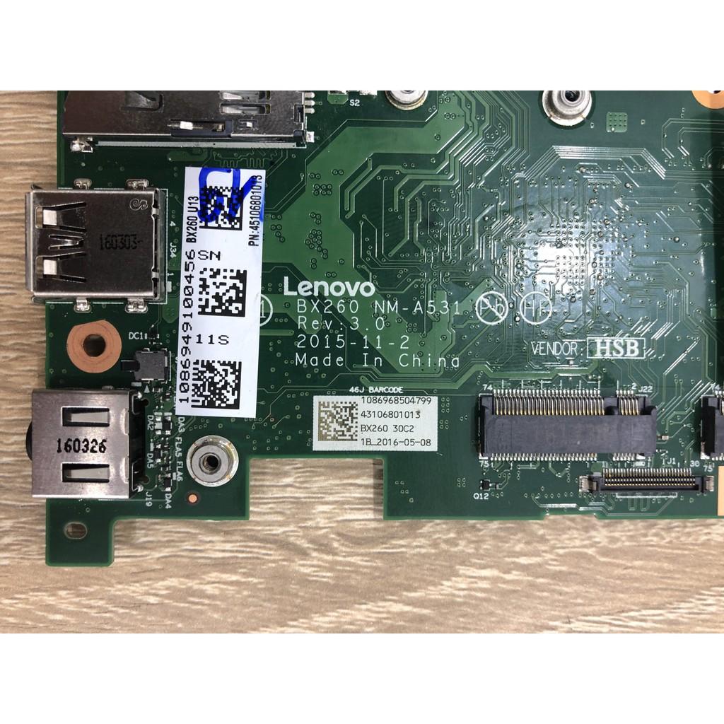 SIÊU RẺ Main Laptop Lenovo Thinkpad X260 (Intel Core i5-6200U) / Ram 4G / NM-A531