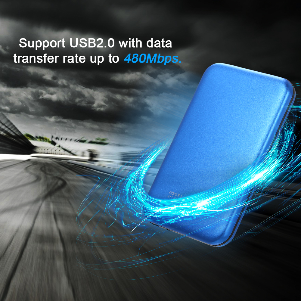 Hộp Đựng Ngoài Bộ Chuyển Đổi 2,5 Inch USB2.0 Sang SATA HDD