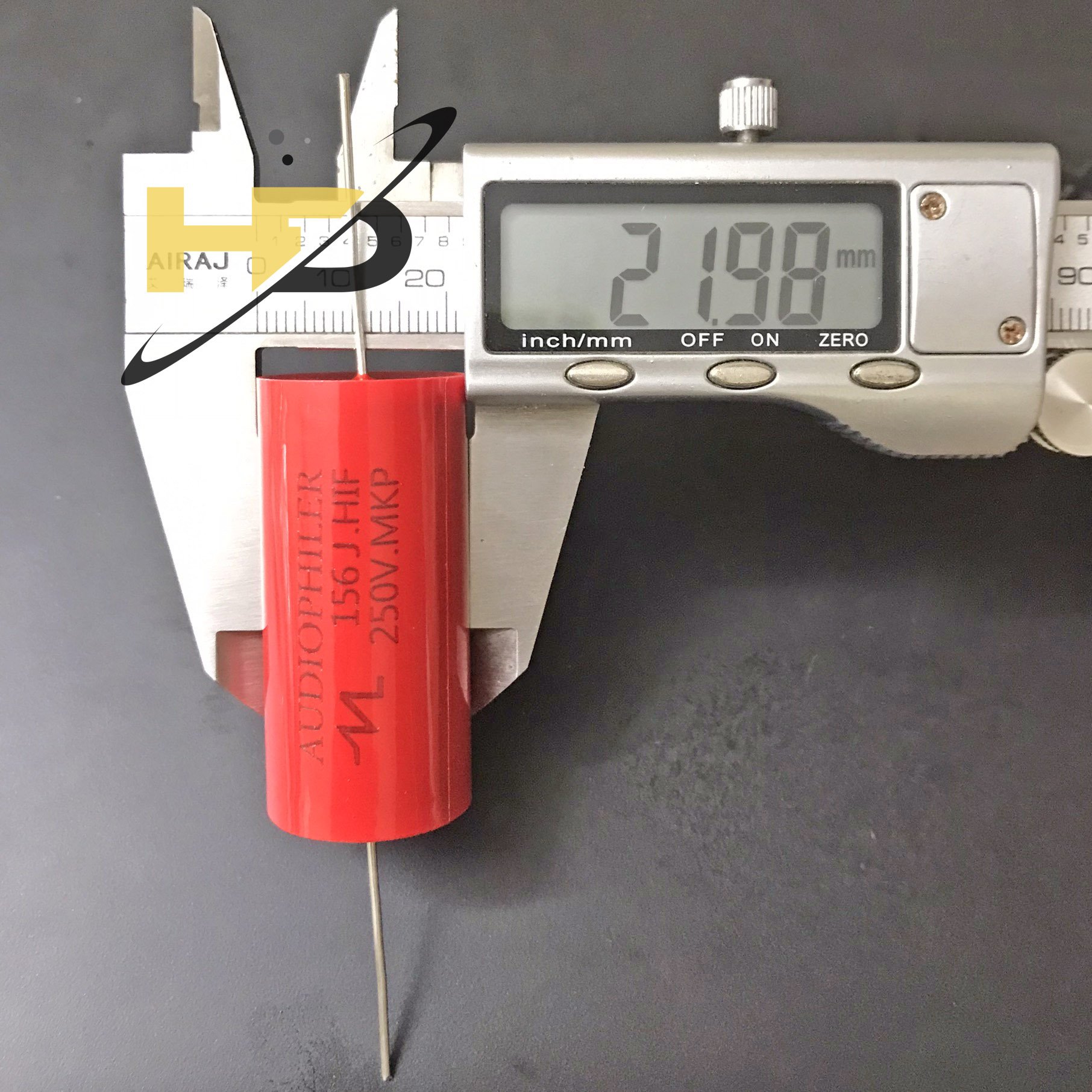 Tụ Loa 15uF 250V 156J Audiophiler Màu Đỏ Mới