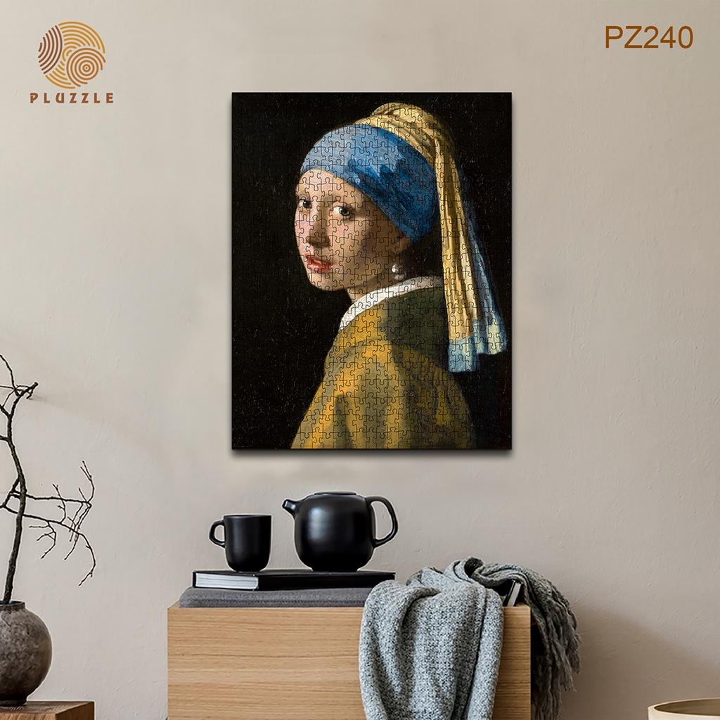 Bộ xếp hình gỗ thông minh puzzle đồ chơi ghép hình 500 miếng - PZ240 - Girl with a Pearl Earring