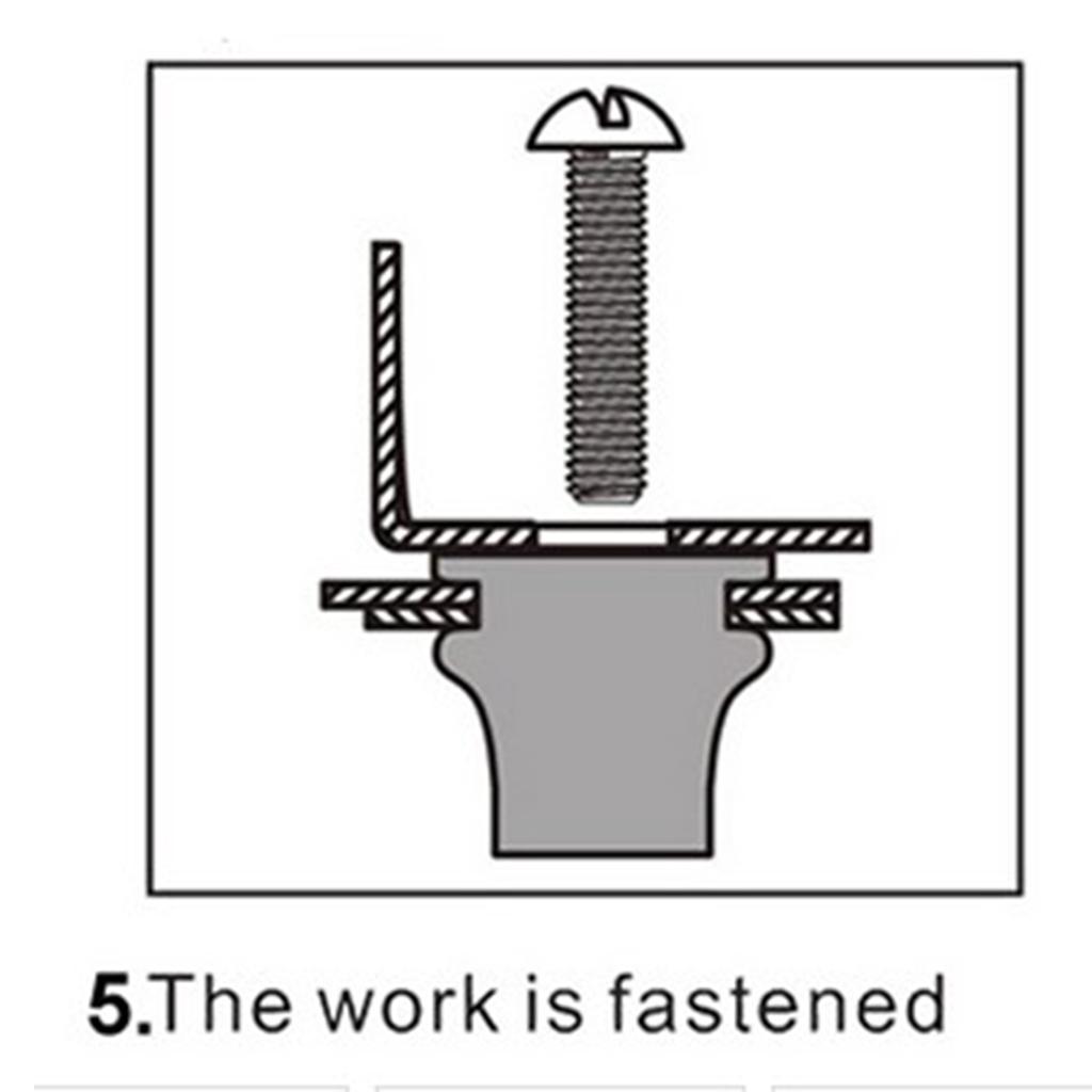 4pcs. Steel M3 M5 M6 Hand Riveter Rivet Nut Nut Nut Set NutSert Tools