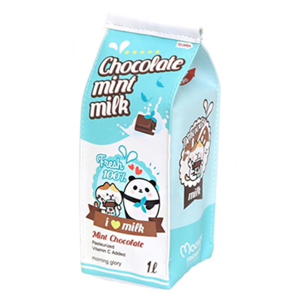 Hộp Bút Milk Carton Lớn (PP) - Morning Glory - 79699 - Mint Chocolate