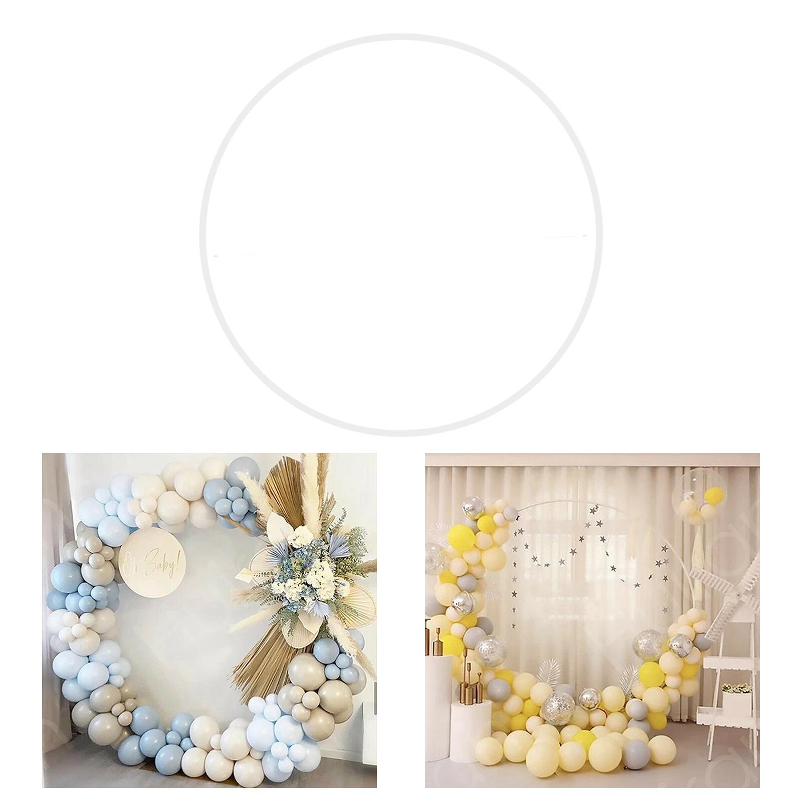 Balloon Circle Arch Stand Circle Round Backdrop Stand for Garden Party Decor