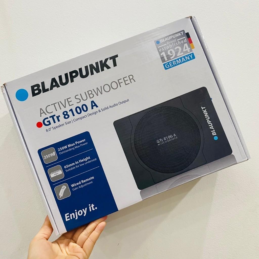 Loa sub gầm ghế ô tô Blaupunkt GTr 8100A, bass 8'', 250W, kích thước nhỏ gọn, bảo hành 12 tháng Âm Bass Đức siêu trầm