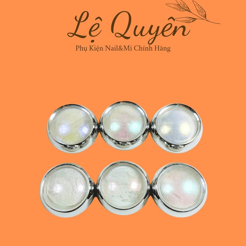 Set 6 Hũ Bột Tráng Gương Óng Ánh_Nhũ Trang Trí Móng Ánh Trai