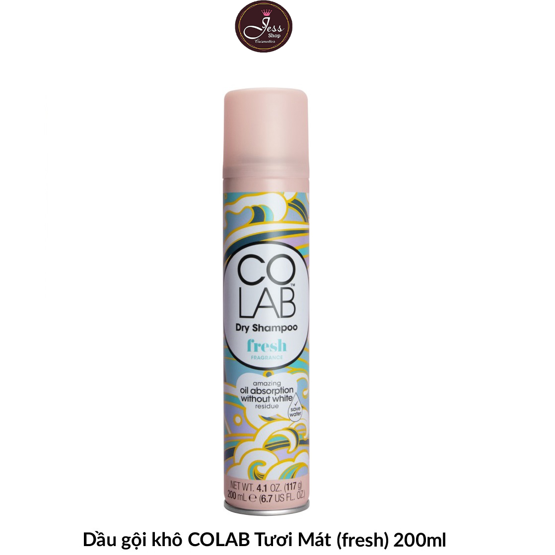 Dầu Gội Khô Colab Dry Shampoo hương Fresh 200ml