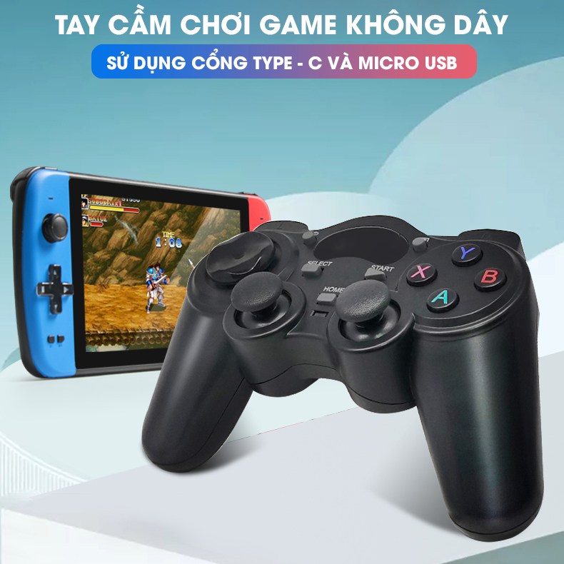 Tay cầm chơi game không dây USB cho PC, Laptop / Điện Thoại, TV Android - K1360